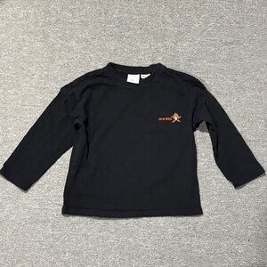 4/$20 ZARA Size 3-4 long sleeve black shirt